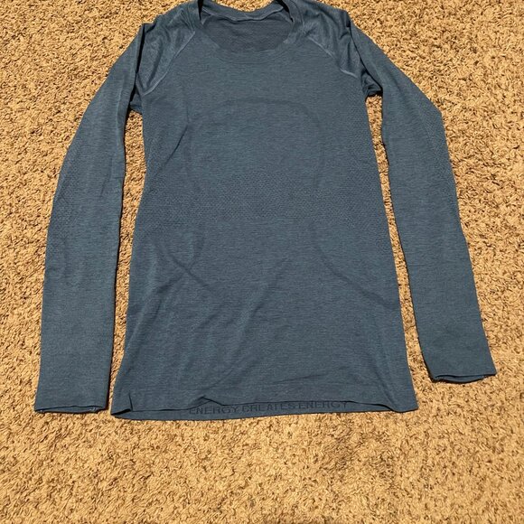 Lululemon Swiftly Tech Long Sleeve 2.0, Women's Size 6, Ink Blue - Picture 4 of 6